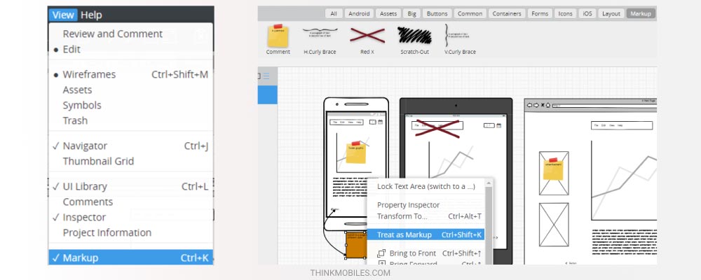Balsamiq Markup feature