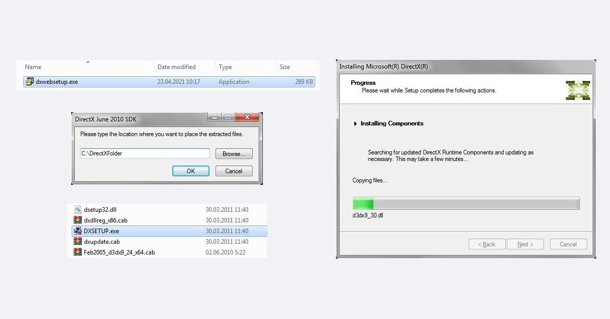 how to download and fix directx on windows